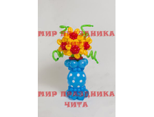 Солнечные цветы в вазе