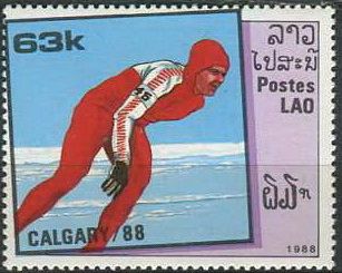 Коньки. Лаос. Калгари-1988 Коньки. Лаос. Калгари-1988