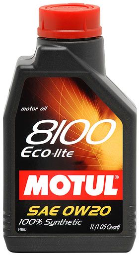 Масло моторное MOTUL 8100 Eco Lite 0W-20 синтетическое 1 л.