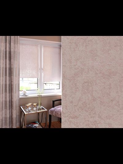 "Фрост", рулонная штора в сборе, 80 %. Светло-бежевый