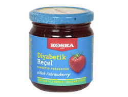 Варенье (джем) из клубники диабетическое  (Diyabetik Cilek Receli), 240 гр., Koska, Турция