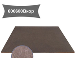 Плита для облицовки площадок 600x600x20 мм коричневая “Волна”