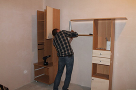 Сборка и ремонт корпусной мебели на дому