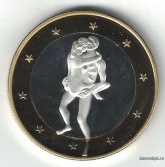 Монетовидный жетон 6 sex евро №12