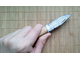 Нож складной олива дамаск