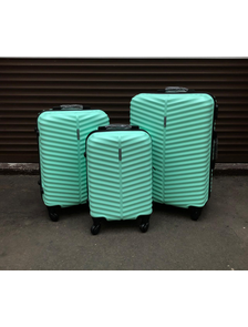 Пластиковый чемодан  Баолис мятный размер S