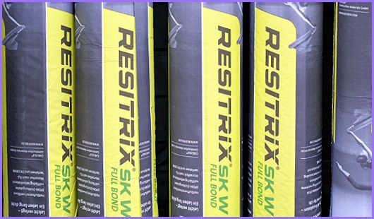 Резитрикс® SK-W предназначен для устройства полностью приклеенной гидроизоляции