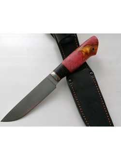 Нож разделочный Классик 2 сталь S290 кап клена с акрилом