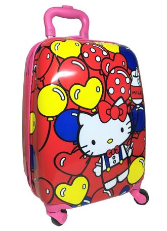 Детский чемодан на 4 колесах Hello Kitty &quot;ballons&quot;/ Хелло Китти &quot;шарики&quot;
