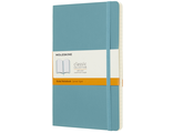 Записная книжка "Classic Soft" (в линейку), Large, голубая