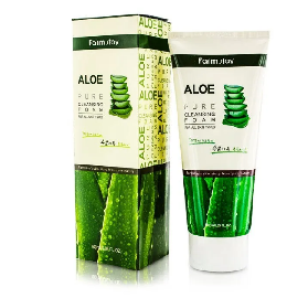 Farmstay Aloe Pure Cleansing Foam Пенка очищающая с экстрактом алоэ, 180 мл. 289465