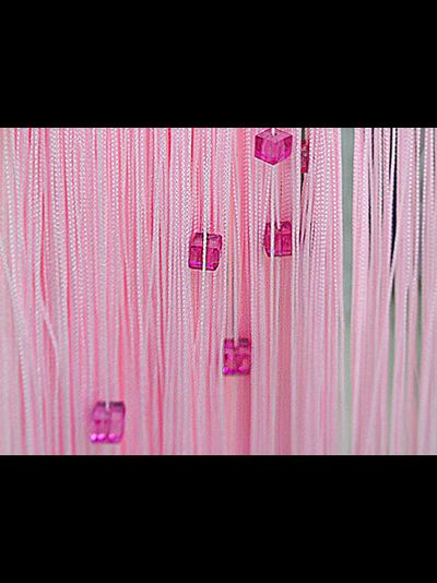 Нитяные шторы со стеклярусом "Квадрат". 3х3 м