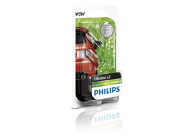 Лампа PHILIPS W5W Longlife EcoVision 12V 5W в блистере 2 шт.