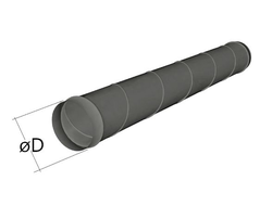 КРУГЛЫЙ ВОЗДУХОВОД ОЦИНКОВКА СПИРАЛЬНО-НАВИВНОЙ - ПРЯМОЙ УЧАСТОК - 0,5-0,9