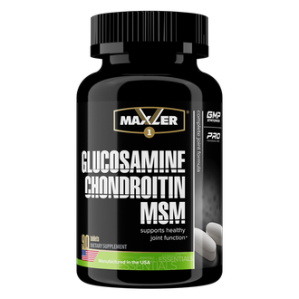 (Maxler) Glucosamine-Chondroitin-MSM - (90 таб)