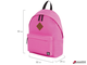 Рюкзак BRAUBERG, универсальный, сити-формат, один тон, розовый, 20 литров, 41×32×14 см. 228843