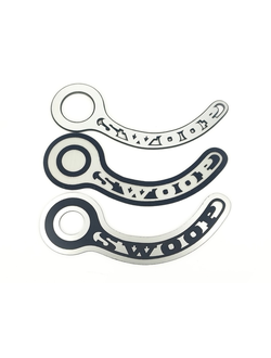 Шильдик на автомобиль шпилька парашютная SWOOP