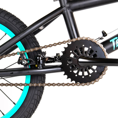 Велосипед BMX tech team krik 16" черный-зеленый