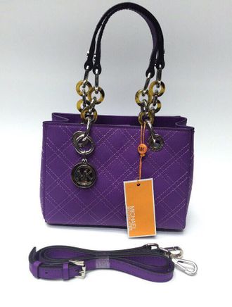 Сумка Michael Kors Cynthia Quilted Small Violet / Фиолетовая