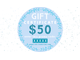 Gift certificate ($50, $100, $200, $500)