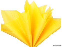 Бумага Тишью 76x50 см 10 листов Ярко-желтый