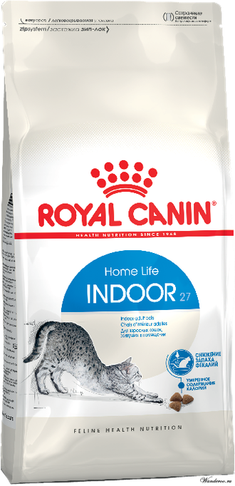Royal Canin Indoor Роял Канин Индор Корм для кошек живущих в помещении 0,4 кг