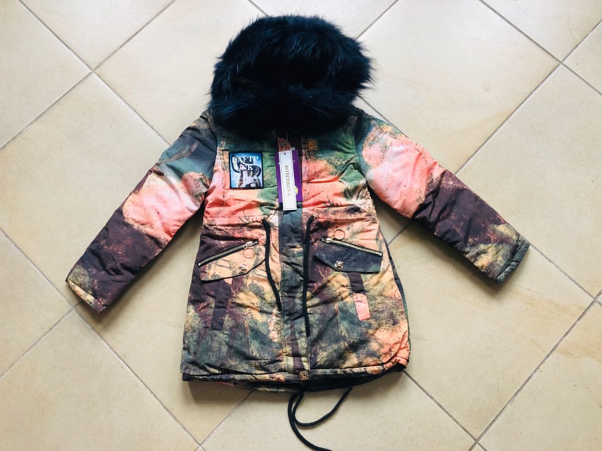 Зимнее мембранное пальто для девочки Botchkova