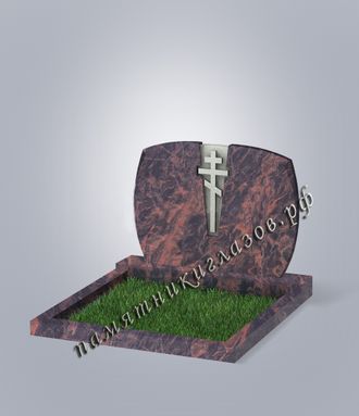 Гранит коричневый - семейный №97 900х1200х70