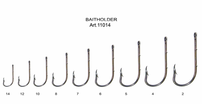 Крючки FishSeason BAITHOLDER, №4 (10уп.Х7шт.) арт.11014