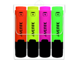 Набор текстовыделителей 4 шт. (желтый, зеленый, оранжевый, розовый) deVENTE/12/ 5045319