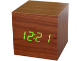 кубик, куб, cube, clock, часики, будильник, светодиодные, Led, время, деревянный, электронные, time