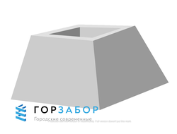 Стакан фундамент для бетонного забора П6В купить от производителя со склада в Москве с монтажом