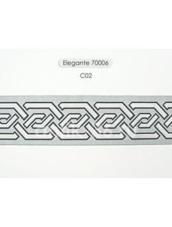 Арт. 70006, серия Elegante. Тесьма жаккардовая с "косичкой"