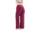 Широкие женские летние брюки для женщин с полными ногами арт. 1011Д-2 (цвет бордо) Размеры 54-78