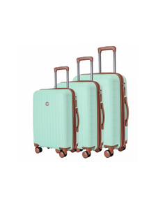 Комплект из 3х чемоданов Somsonya Lite Полипропелен S,M,L Мятный
