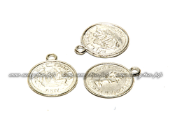Монеты серебро, размер 18 мм, 10 шт