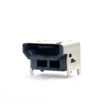 Гнездо micro USB 2.0 приподнятое на 3,95 мм, для пайки на плату
