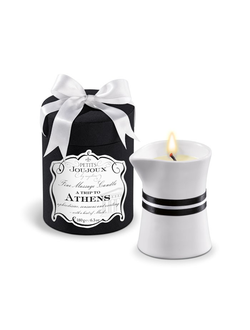 Массажное масло в виде большой свечи Petits Joujoux Athens с ароматом муската и пачули Производитель: MyStim, Германия