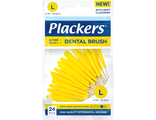 Межзубные ершики Dental Brush L, 0,7 мм, желтые, Plackers,  24 шт.