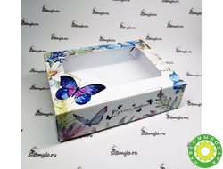 Коробка для мыла "Бабочка", 15х11х4см.