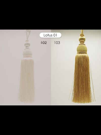 Lotus 01, серия Delisious Decor, 48 см. Кисти для штор оптом со склада