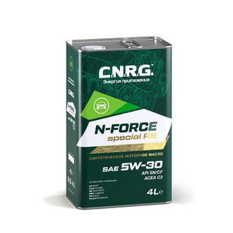 МАСЛО МОТОРНОЕ C.N.R.G. N-FORCE SPECIAL RS 5W-30 SN/CF; C3 4л