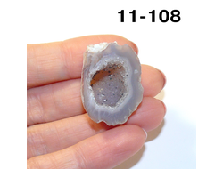 Агат натуральный (жеода) №11-108: 9,5г. - 27*20*15мм