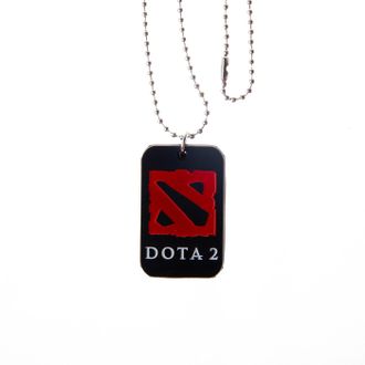 Кулон Чёрный логотип Dota 2