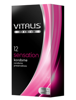 Презервативы VITALIS PREMIUM sensation с пупырышками и кольцами - 12 шт. Производитель: R&S GmbH, Германия