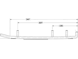 Коньки SPI A-04-0-4-464 (88-1819) для снегохода BRP LYNX/Ski-Doo EXPEDITION 550F (2005-2007), EXPEDITION SPORT 800 (2007-2008), SKANDIC 500F (2003-2004) и др (860512100, 860507900 )