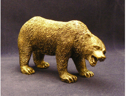 сувенир из латуни медведь