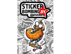 стикер - skateboarder