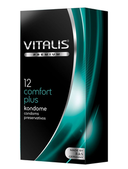 Контурные презервативы VITALIS PREMIUM comfort plus - 12 шт. Производитель: R&S GmbH, Германия
