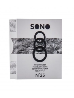Набор из 3 эрекционных колец SONO No.25 Производитель: Shots Media BV, Нидерланды